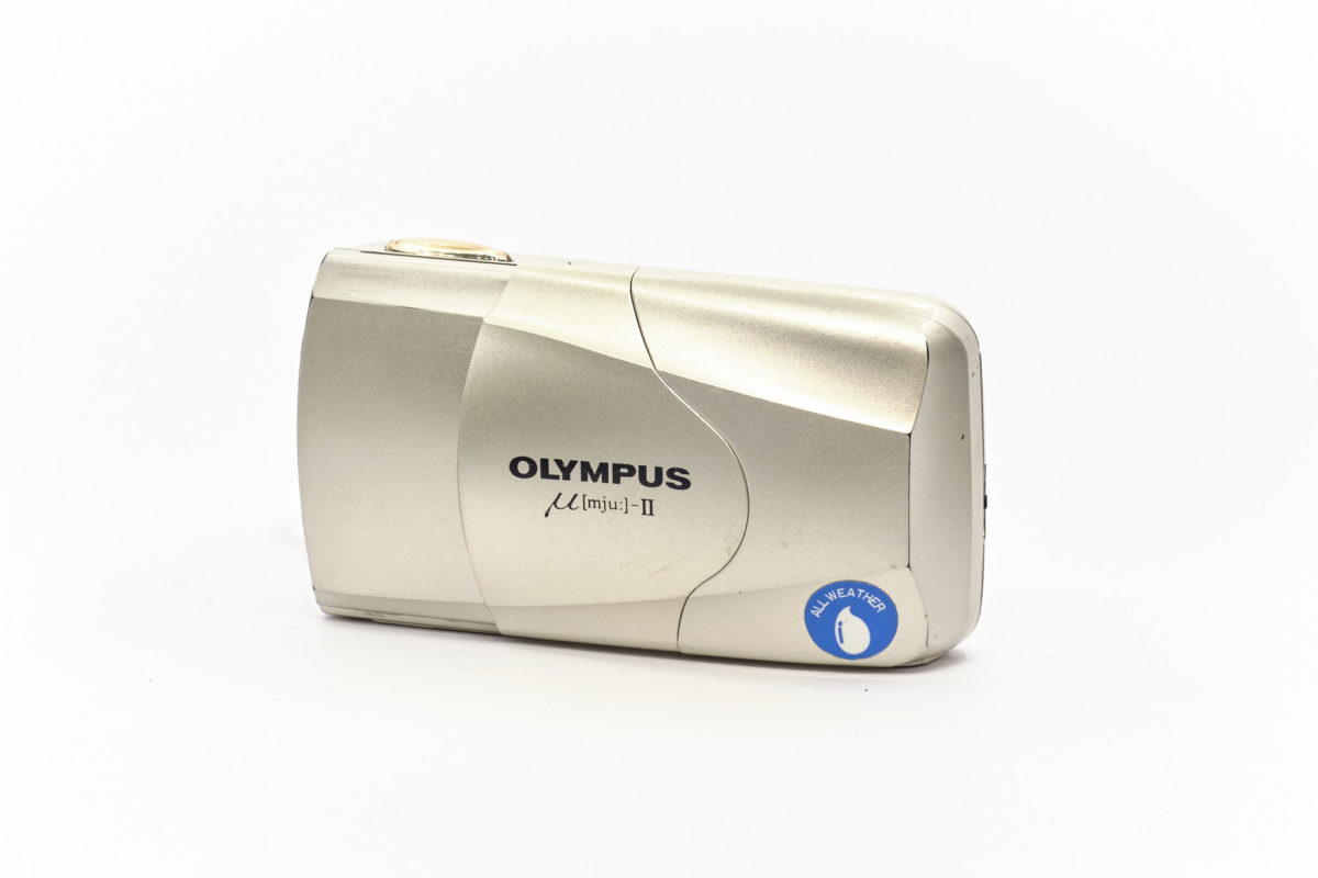 Olympus mju II, appareil photo argentique reconditionné par Pelloche Moi