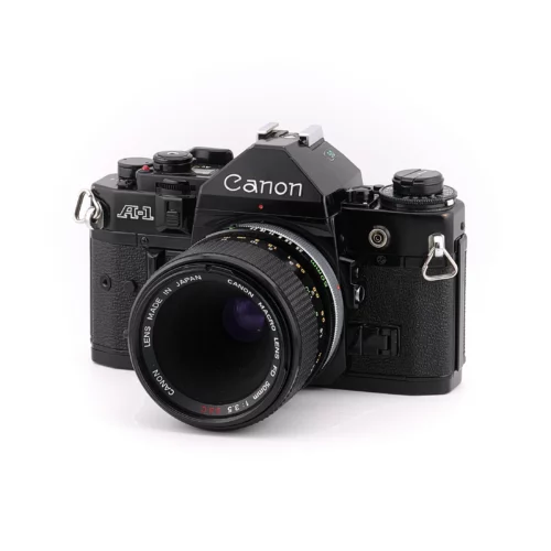 Canon A-1 — Canon Macro Lens FD 50mm f/3.5 S.S.C. reconditionné (1)