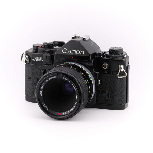 Canon A-1 — Canon Macro FD 50mm f/3.5 S.S.C. reconditionné (1)